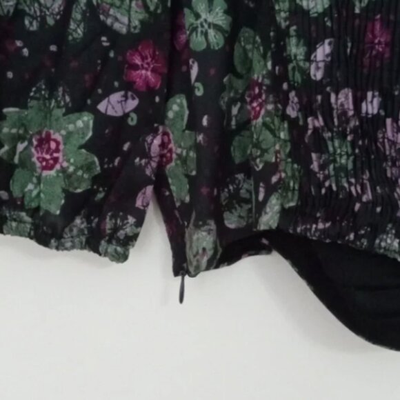 Zara NWT size XL peasant boho floral cotton crop top. Blogger favorite festival - Picture 7 of 7